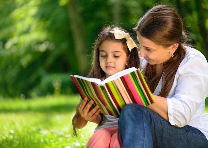 Parent reading to child